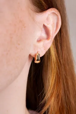 Mini Thick Hoop Earrings