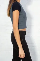 Brandy Melville Bella Ribbed Top