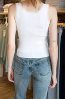 Brandy Melville Ronnie V-Neck Lace Tank