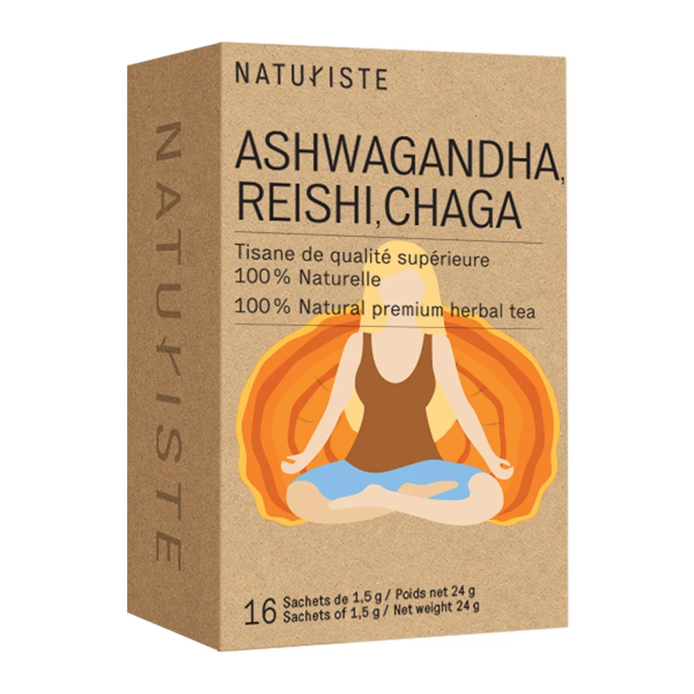 TISANE ASHWAGANDHA, REISHI, CHAGA