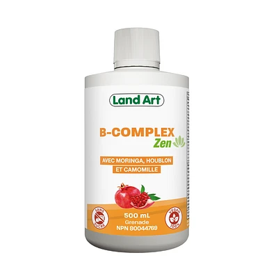 LAND ART VITAMIN B ZEN COMPLEX POMEGRANATE