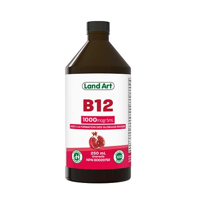 LAND ART VITAMIN B12 POMEGRANATE