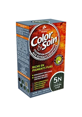 COLORATION OU TEINTURE CHATAIN CLAIR (5N)