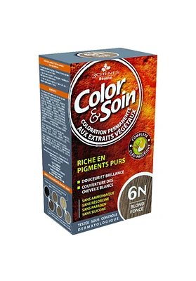 COLORATION OU TEINTURE BLOND FONCE (6N)