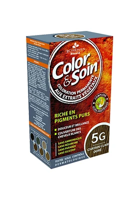 COLORATION OU TEINTURE CHATAIN CLAIR DORE (5G)