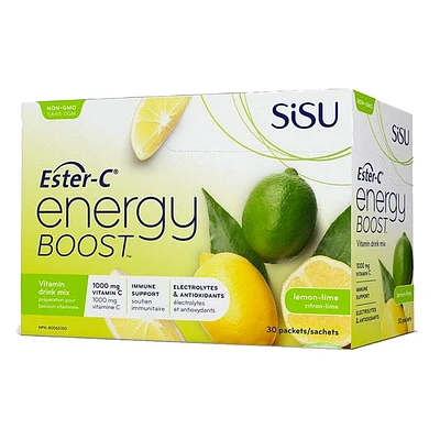 ESTER C VITAMIN C PACKETS LEMON LIME