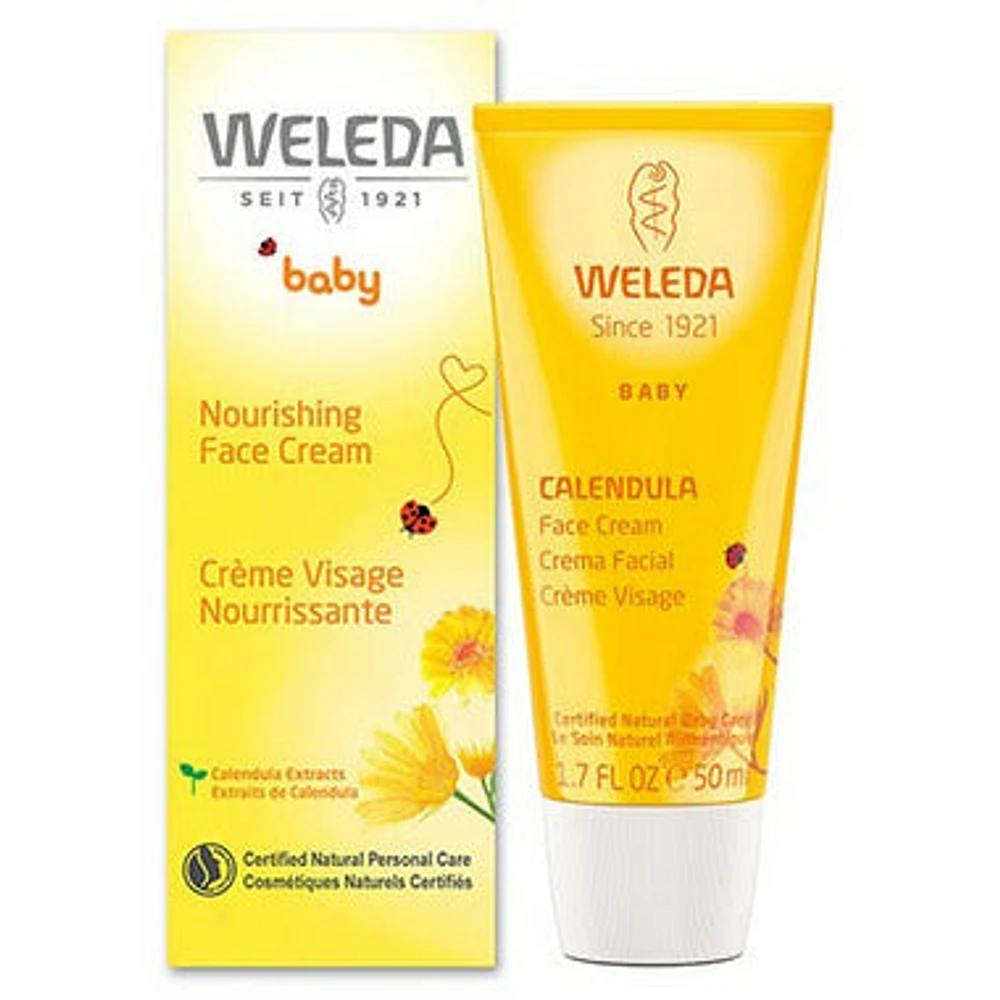 WELEDA CALENDU BÉBÉ CREME VISAGE 50ML