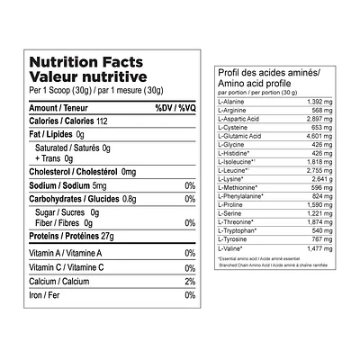 WHEY PROTEIN ISOLATE VANILLA