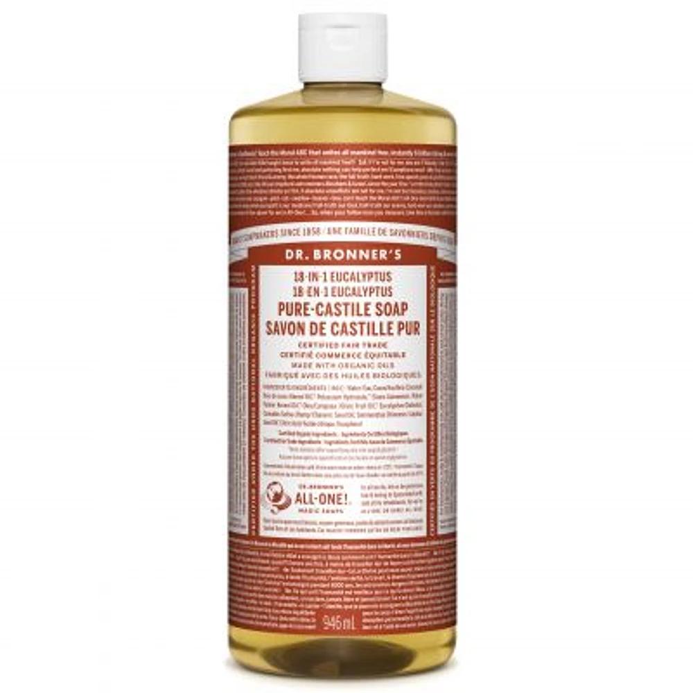 DR. BRONNER'S PURE-CASTILE LIQUID SOAP EUCALYPTUS 946ML