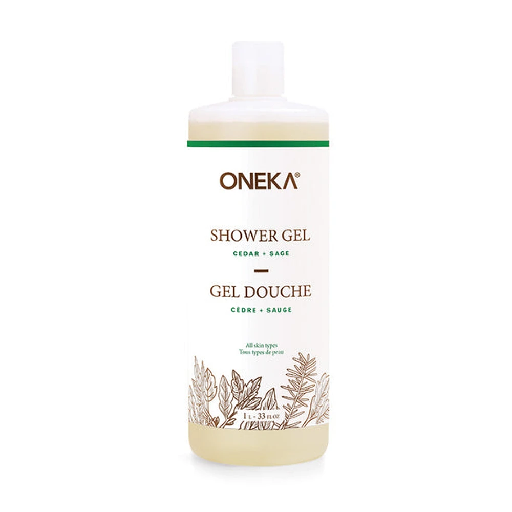 ONEKA SHOWER GEL CEDAR SAGE 1L