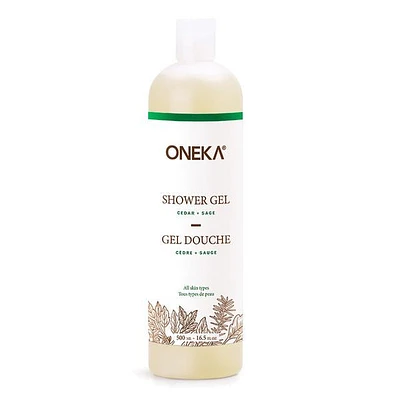 ONEKA GEL DOUCHE CEDRE SAUGE 500ML