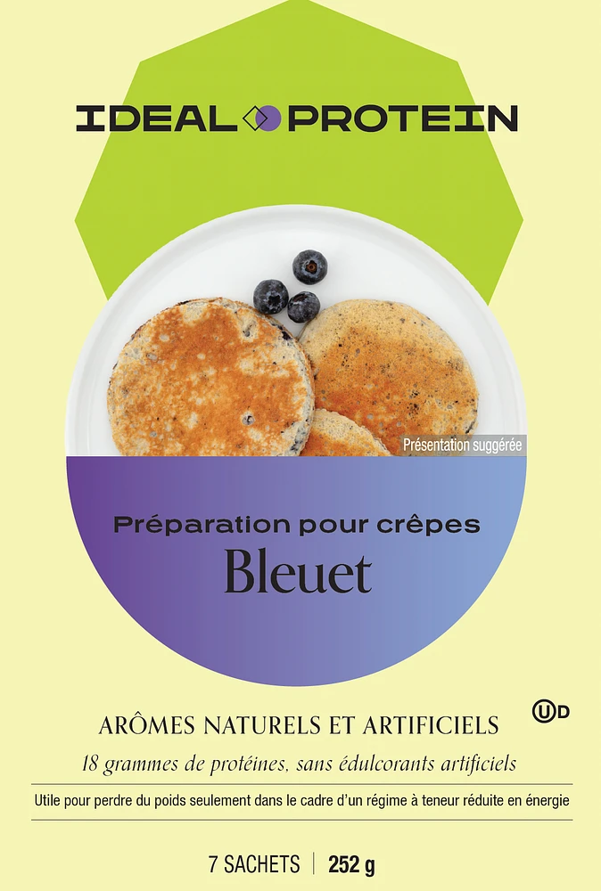 PRÉPARATION CRÊPES AUX BLEUETS