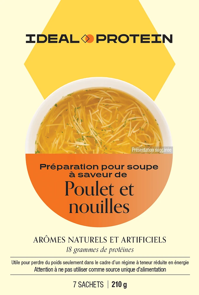 PRÉPARATION SOUPE POULET ET NOUILLES