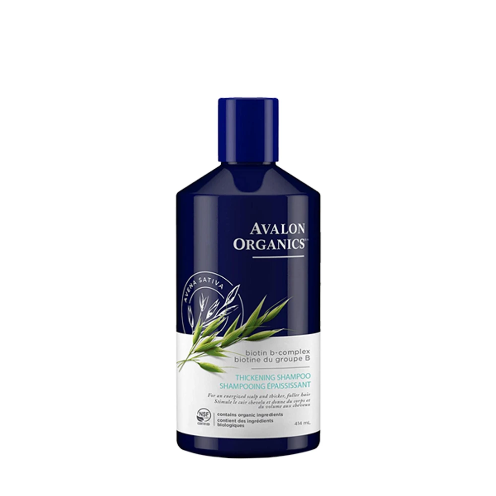 AVALON ORGANICS SHAMPOOING ÉPAISSISSANT AU COMPLEXE B DE BIOTINE