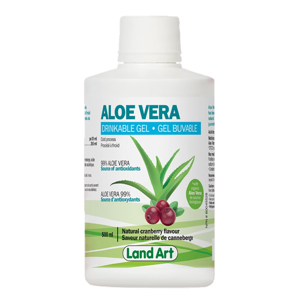 LAND ART GEL ALOE VERA BUVABLE CANNEBERGE