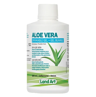 LAND ART ALOE VERA DRINKABLE GEL UNFLAVOURED