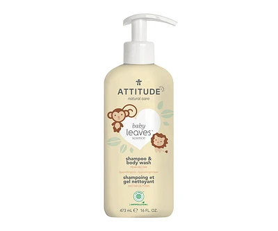 ATTITUDE SHAMPOO 2IN1 CLEANSING GEL NECTAR PEAR