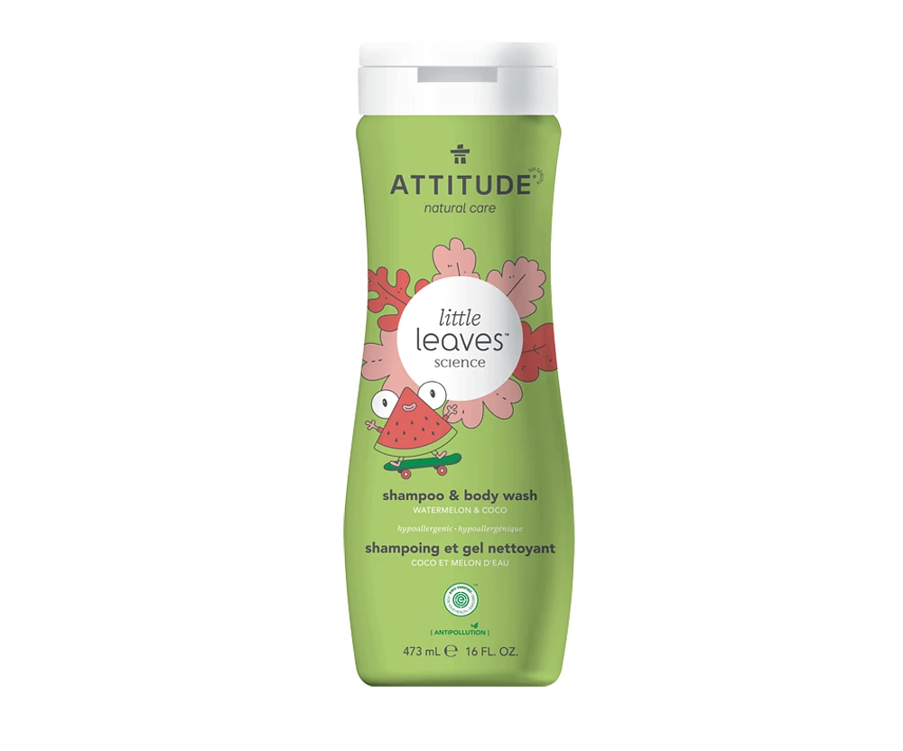 ATTITUDE TWO-IN-ONE COCONUT MELON SHAMPOO