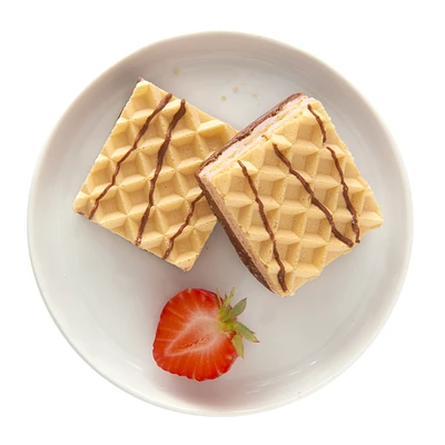 STRAWBERRY FLAVOURED WAFERS