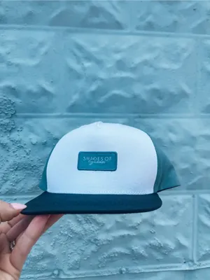 Blue Color Block Snapback