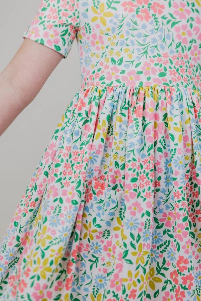 Daffodils Pocket Twirl Dress