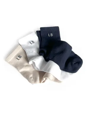 Sock 3 Pack - Hamptons Mix