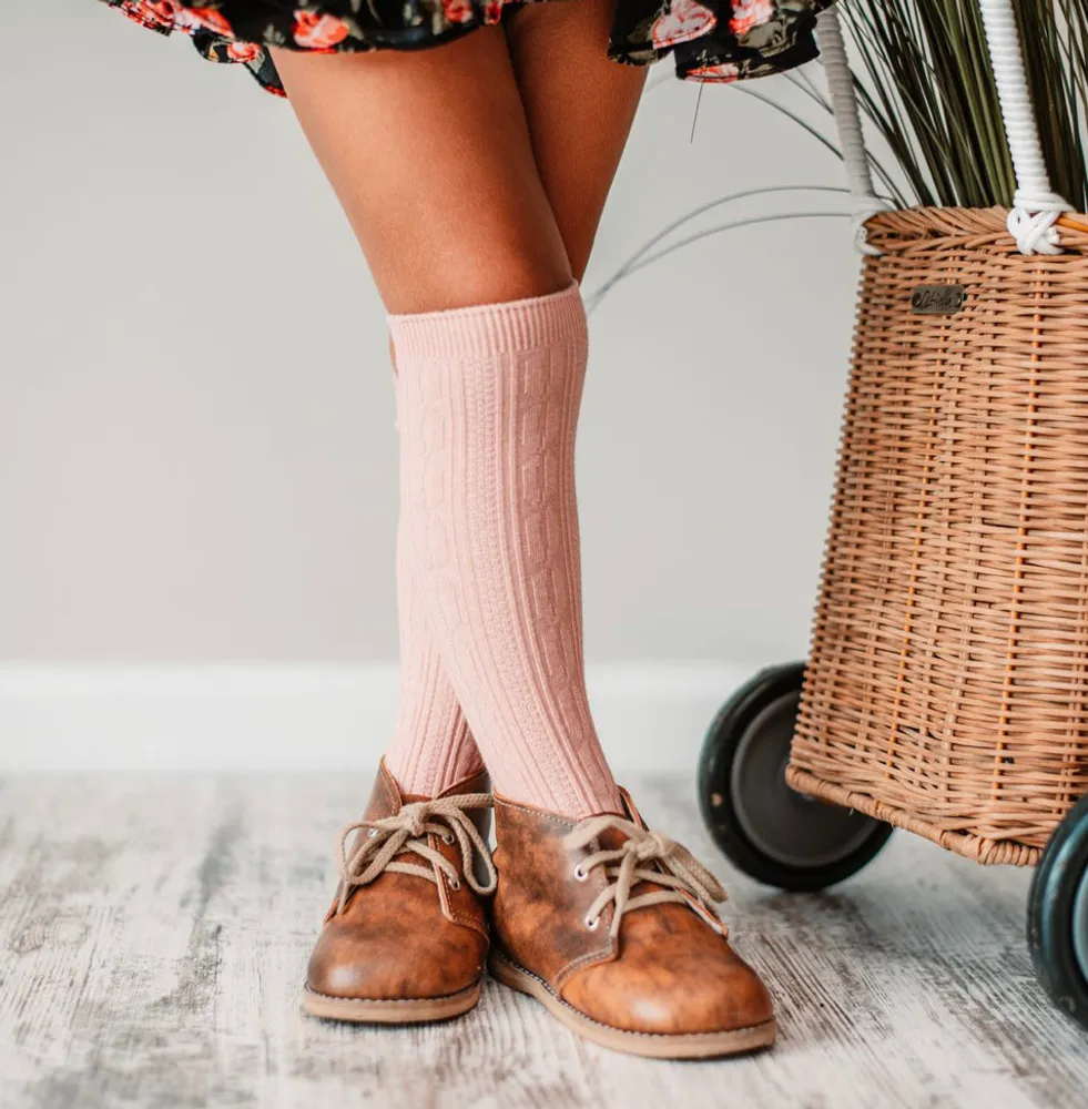 Knit Knee High Socks