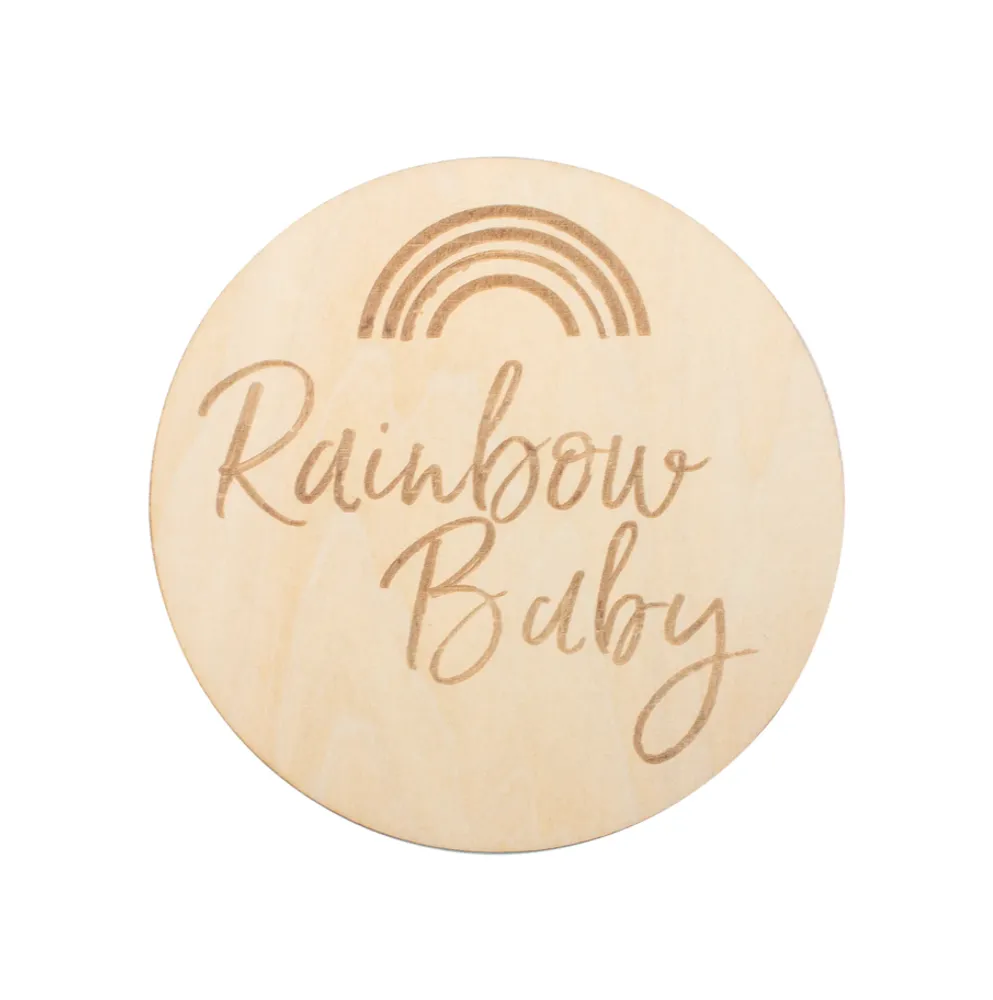 Rainbow Baby Milestone Disc