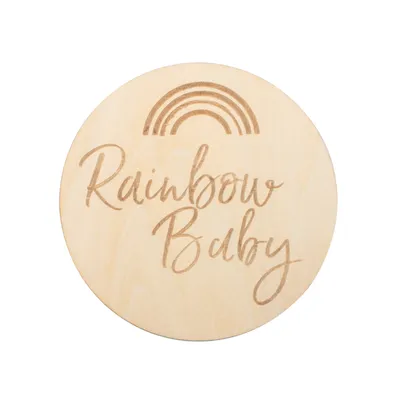 Rainbow Baby Milestone Disc