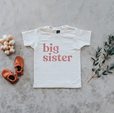 Big Sister Organic Cream Tee