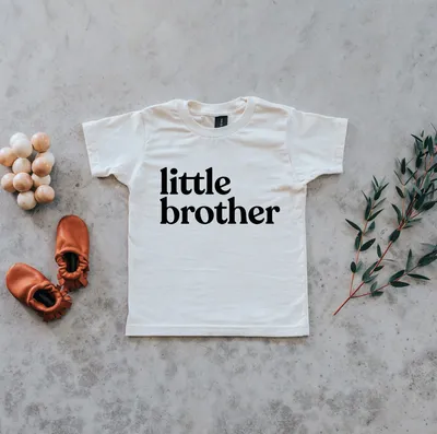 Little Brother Organic Cream Tee