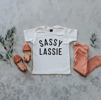 Sassy Lassie Organic Cream Tee