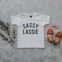 Sassy Lassie Organic Cream Tee