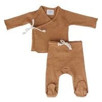 Rust + White Layette Set