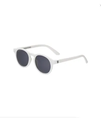 Wicked White Keyhole Sunglasses