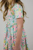 Daffodils Pocket Twirl Dress