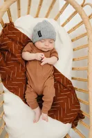 Rust Organic Snap Romper