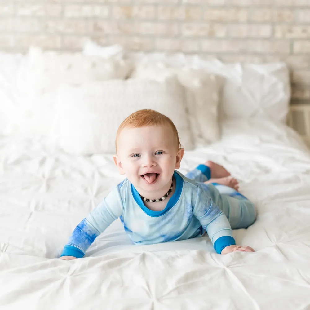 Watercolor Two-Piece Pajama Set