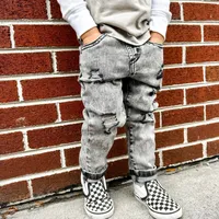 Acid Wash Grey Denim