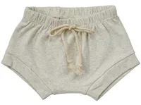 Heather Grey Cotton Shorts