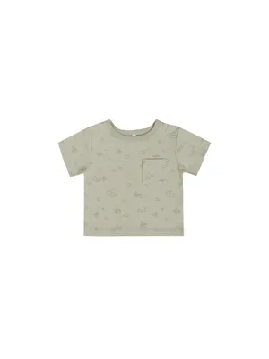 Airplanes Boxy Pocket Tee