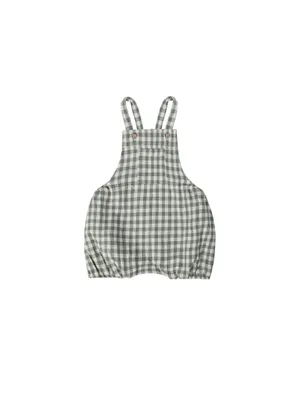 Hayes Romper - Sea Green Gingham