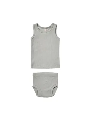 Ribbed Tank & Bloomer Set