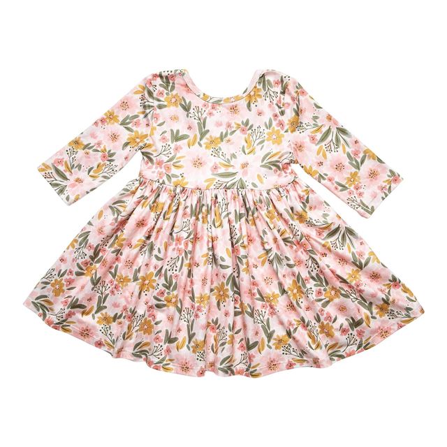 Pretty Peachy Twirl Dress