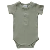 Green Organic Snap Bodysuit