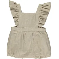 Janie Romper - Gold Stripe