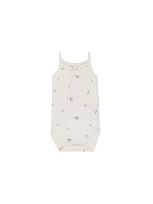 Ditsy Ocean Pointelle Tank Bodysuit