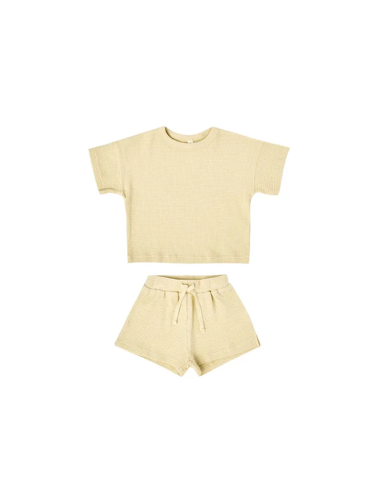 Waffle Short Set