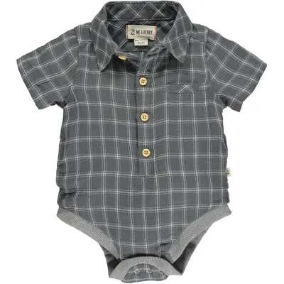 Plaid Newport Button-up Bodysuit