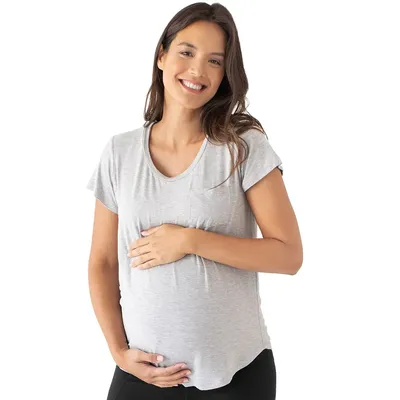 Heather Grey Nursing & Maternity T-Shirt